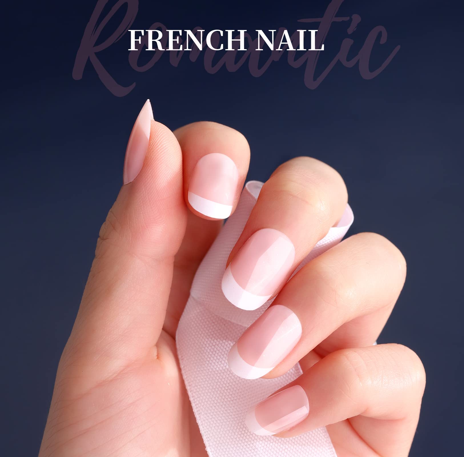 Press on Nails,Teenitor 288PCS Matte Medium Length, Acrylic Fake Nails Full Cover, Ballerina Coffin Press on Nails,Glitter Press On False Nails