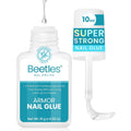 Beetles 10ml Super Strong Nail Glue for Press On Nails, Nail Tips Acrylic Nails, Quick Dry Brush On Glue for Press On Fake Nails, Upgraded Formula Long Lasting, No UV Needed for Beginners DIY Home