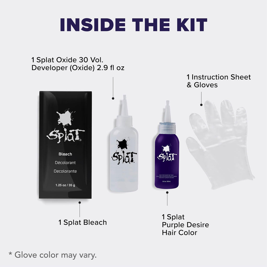 Splat | Complete Kit | Hair Dye | Semi-Permanent | Long Lasting | Vegan and Cruelty-Free (Pink Chameleon)