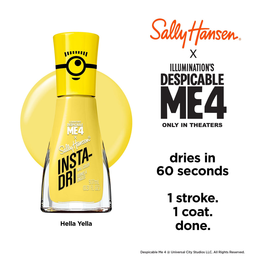 Sally Hansen Insta-Dri Nail Polish | Quick Dry, Long Lasting, Streak-Free Shine | Opaque, Shiny | 492 On the Download | Dark Blue Nail Color.