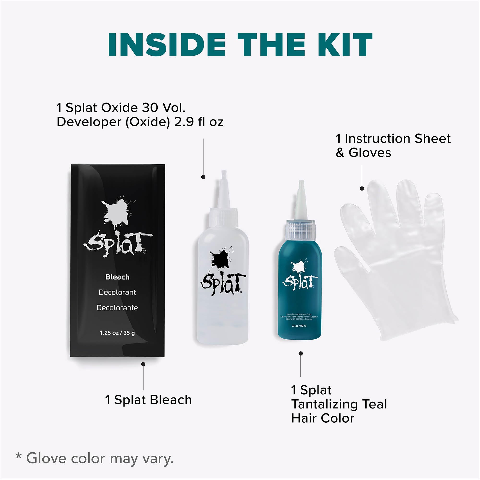 Splat | Complete Kit | Hair Dye | Semi-Permanent | Long Lasting | Vegan and Cruelty-Free (Pink Chameleon)