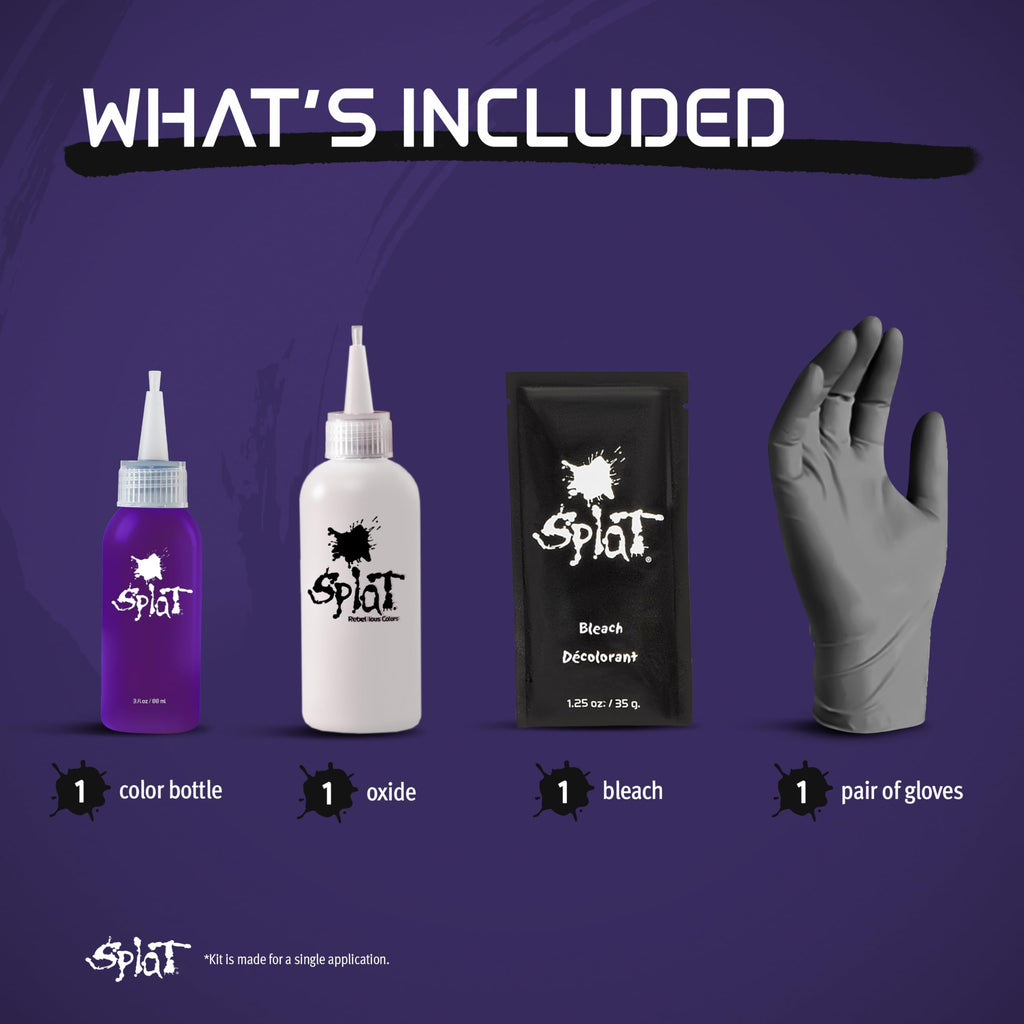 Splat | Complete Kit | Hair Dye | Semi-Permanent | Long Lasting | Vegan and Cruelty-Free (Pink Chameleon)