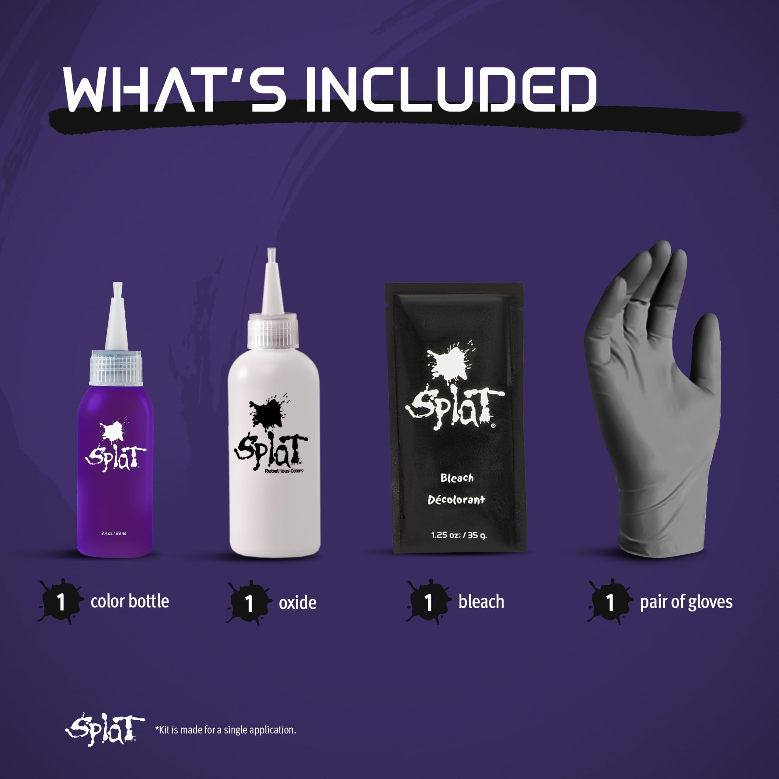 Splat | Complete Kit | Hair Dye | Semi-Permanent | Long Lasting | Vegan and Cruelty-Free (Pink Chameleon)
