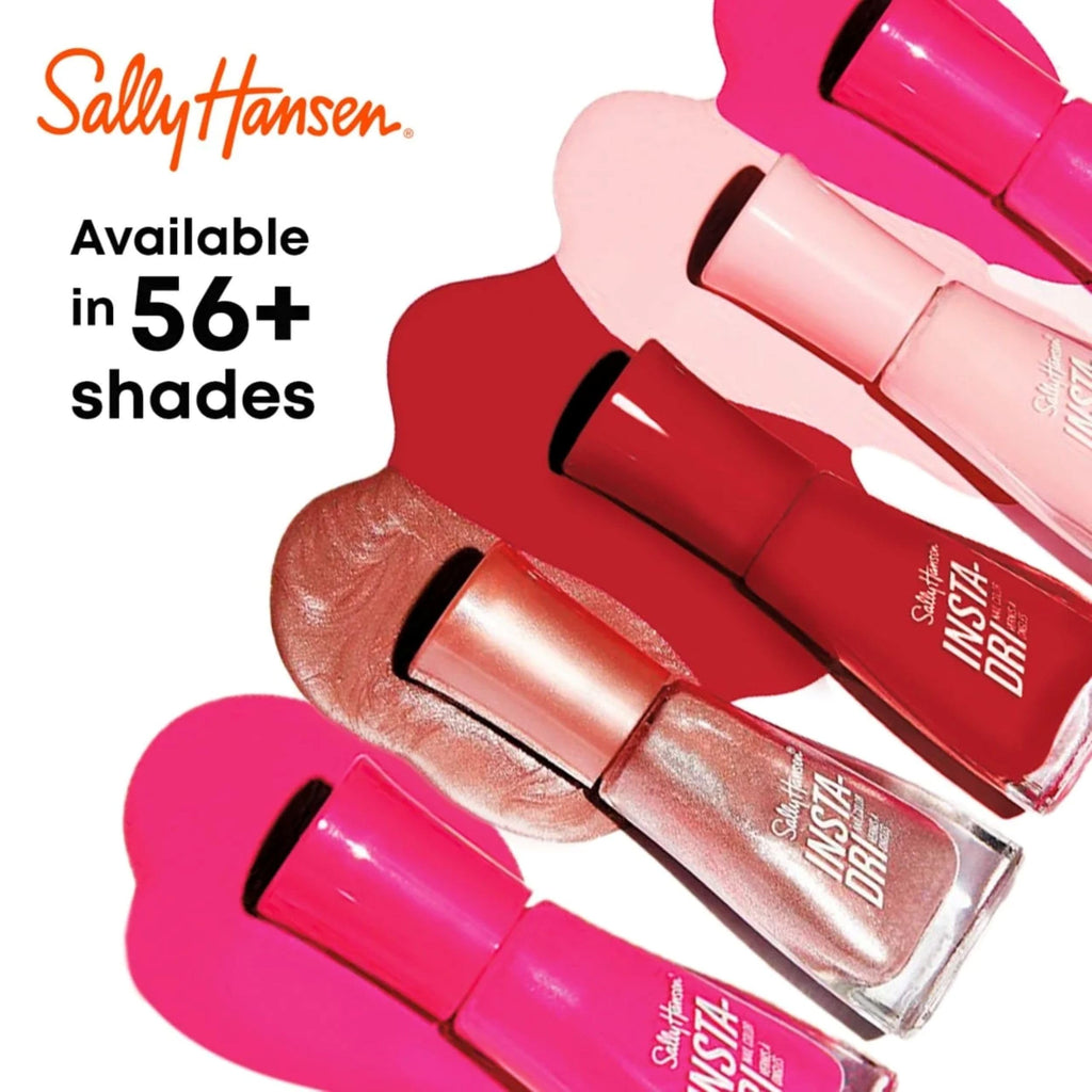 Sally Hansen Insta-Dri Nail Polish | Quick Dry, Long Lasting, Streak-Free Shine | Opaque, Shiny | 492 On the Download | Dark Blue Nail Color.