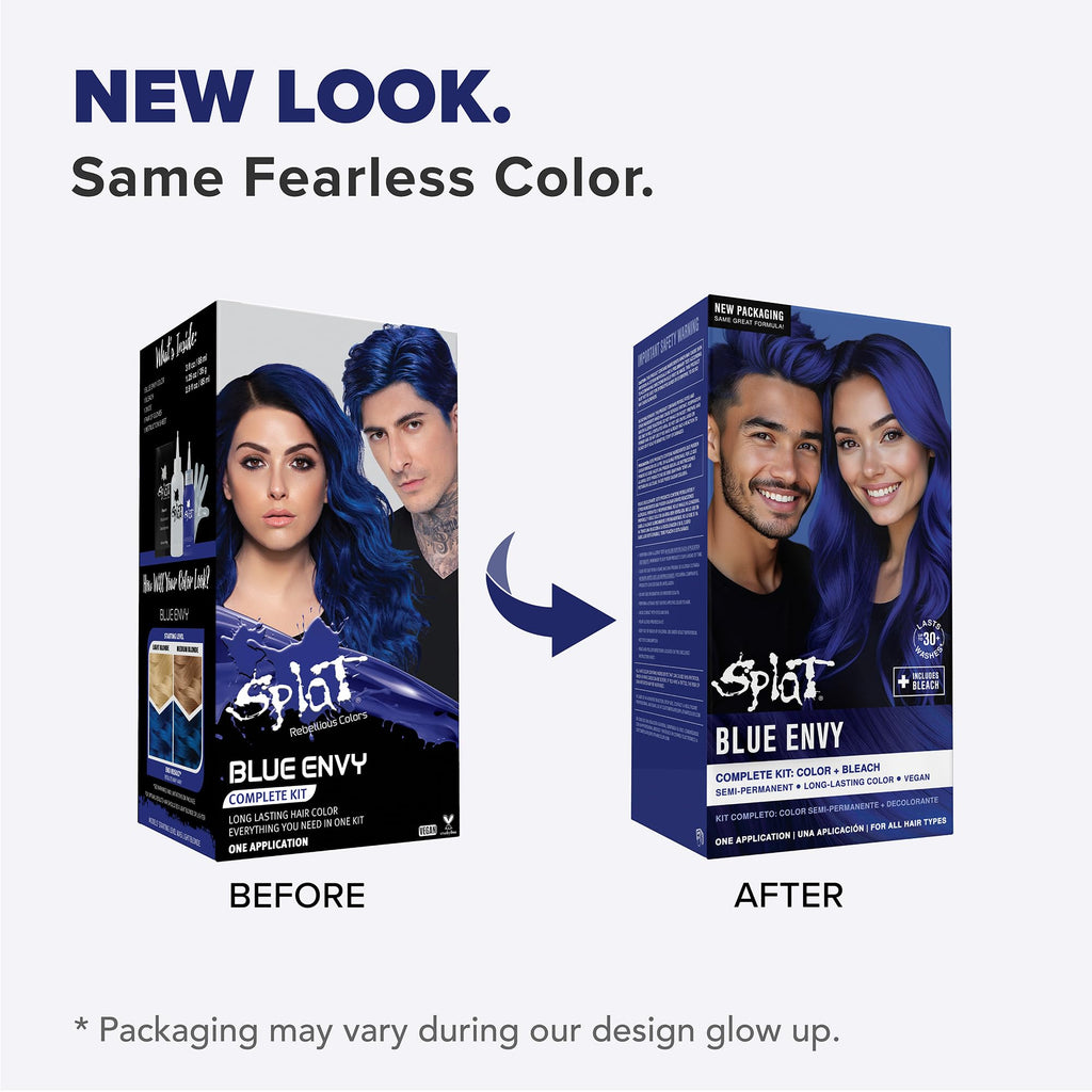 Splat | Complete Kit | Hair Dye | Semi-Permanent | Long Lasting | Vegan and Cruelty-Free (Pink Chameleon)