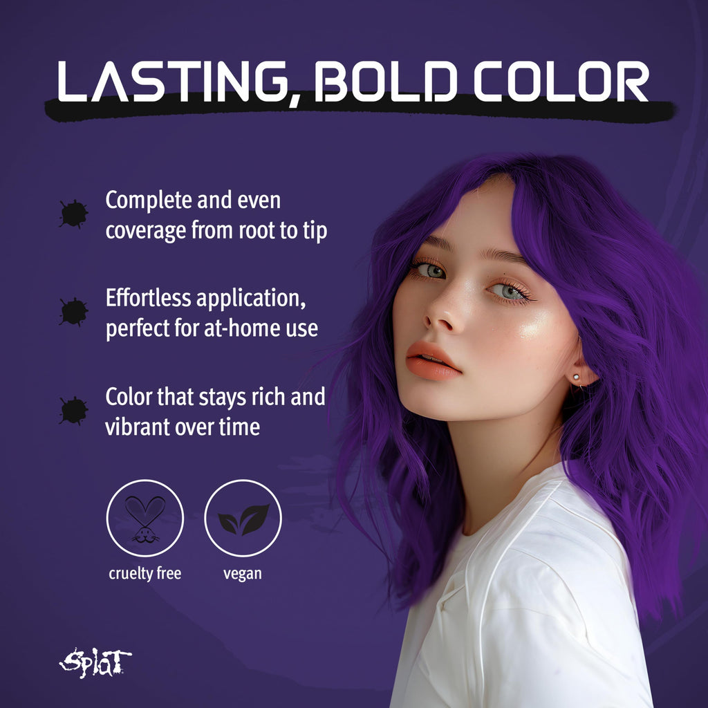 Splat | Complete Kit | Hair Dye | Semi-Permanent | Long Lasting | Vegan and Cruelty-Free (Pink Chameleon)