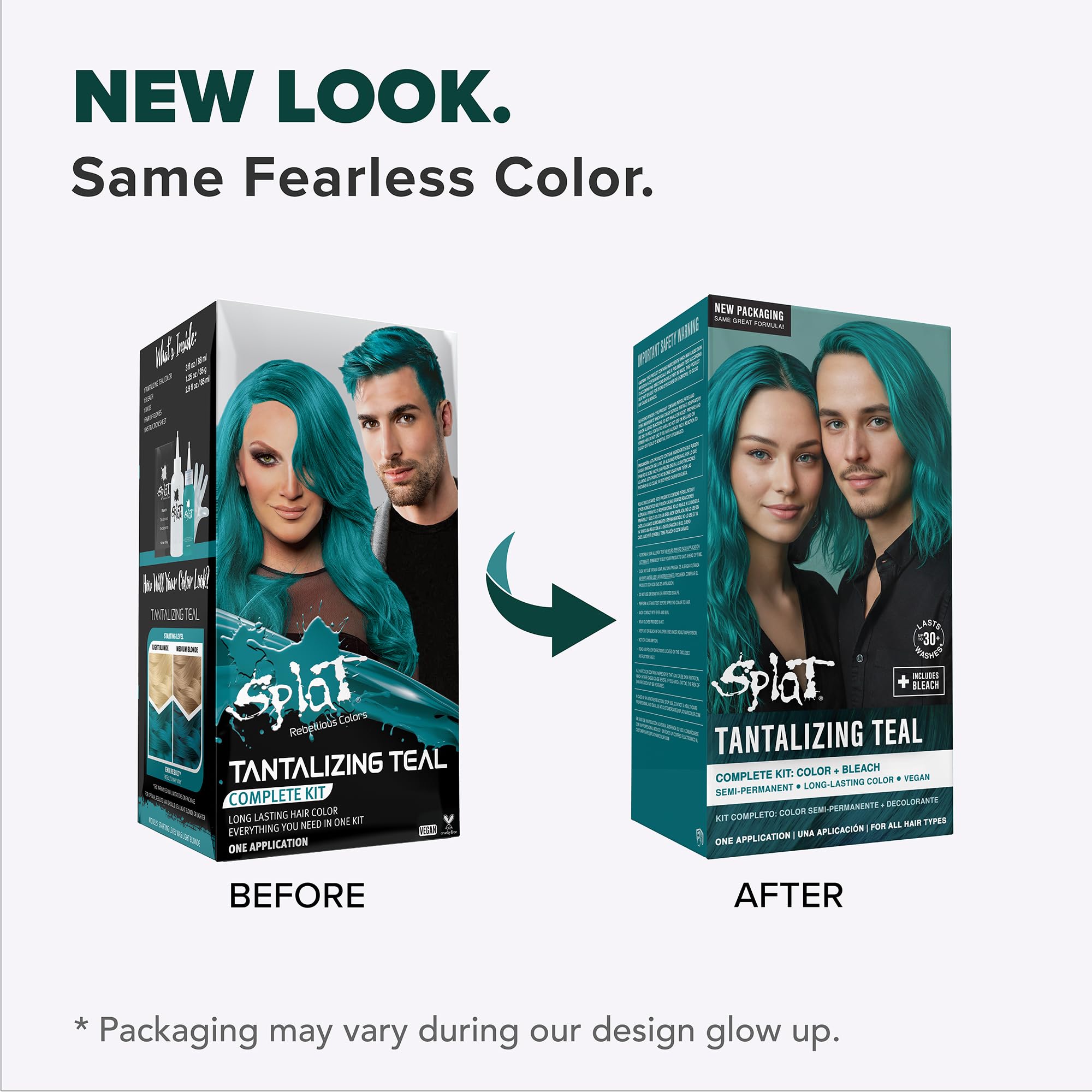 Splat | Complete Kit | Hair Dye | Semi-Permanent | Long Lasting | Vegan and Cruelty-Free (Pink Chameleon)