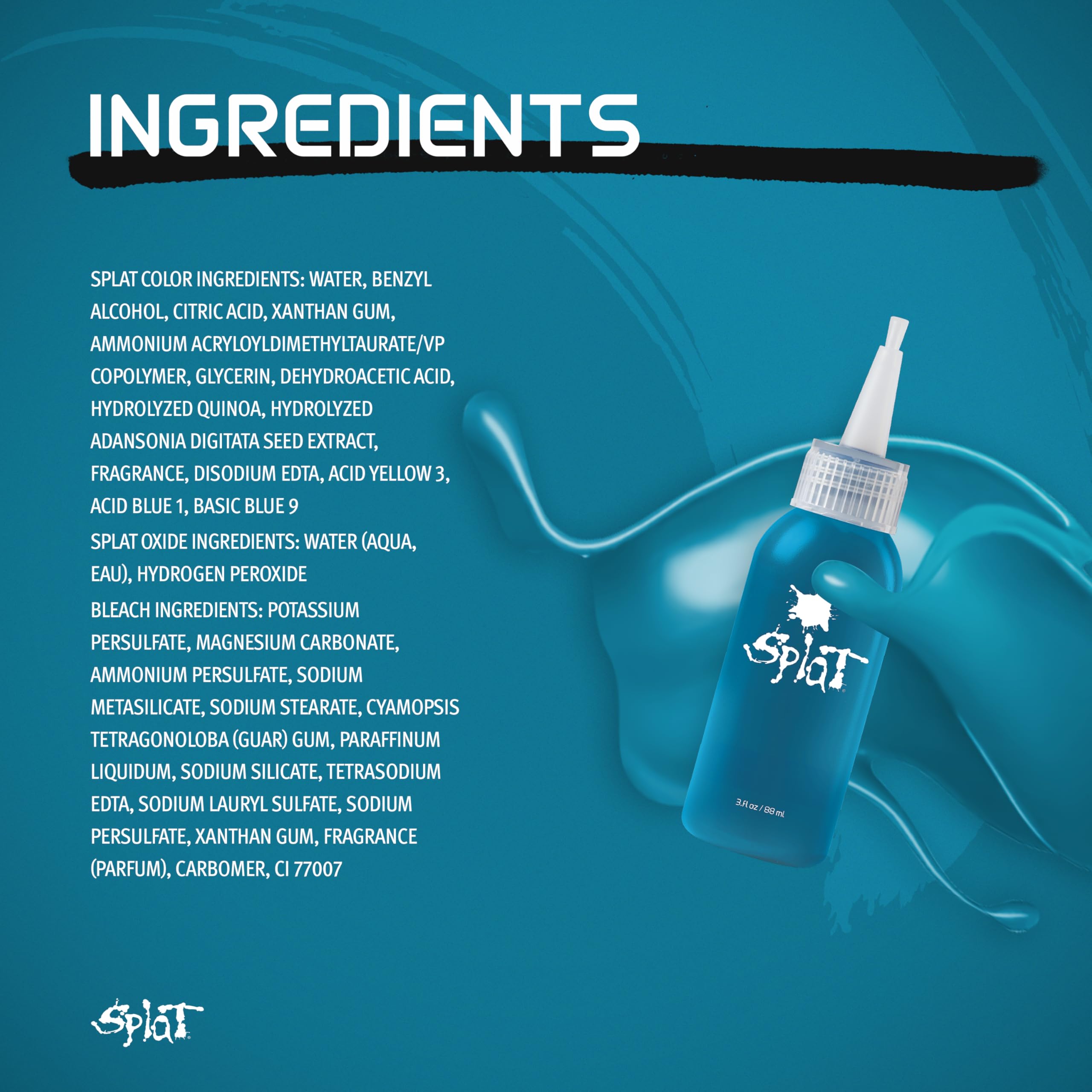 Splat | Complete Kit | Hair Dye | Semi-Permanent | Long Lasting | Vegan and Cruelty-Free (Pink Chameleon)